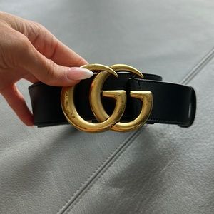 Black Gucci Belt